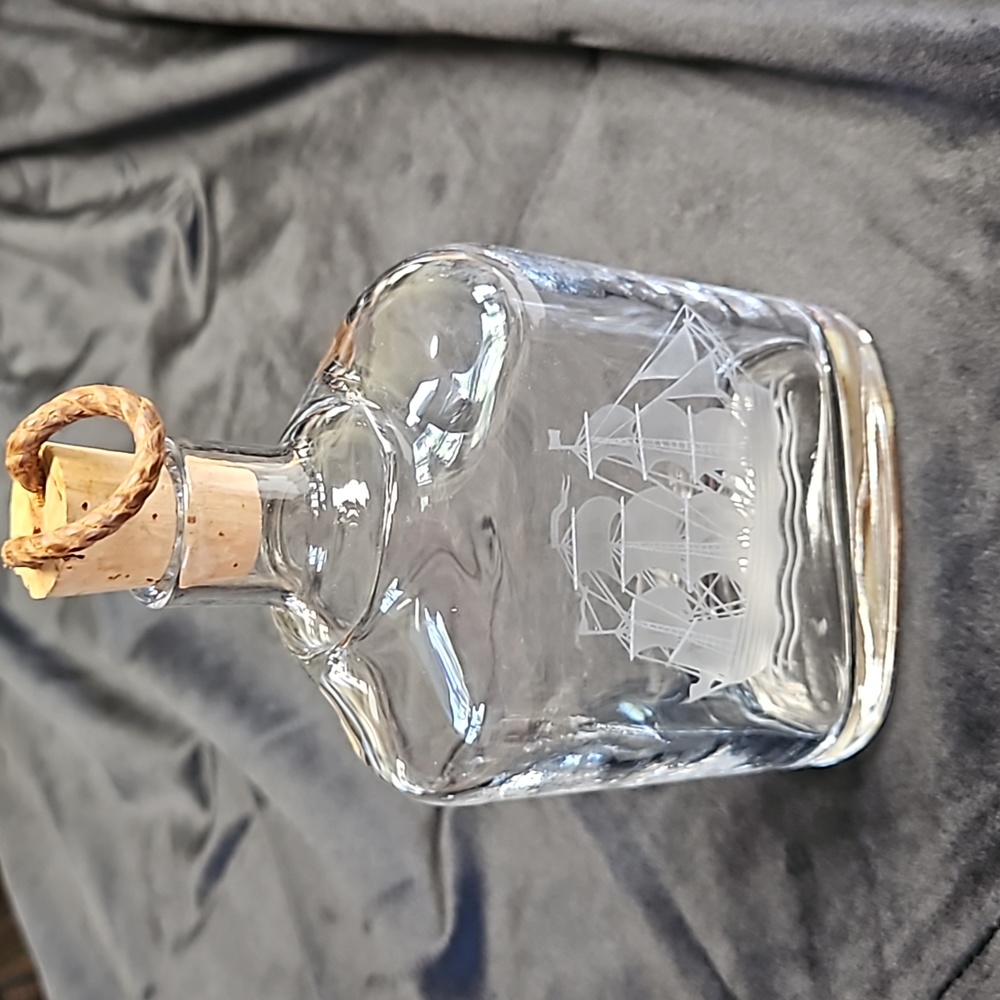 Vintage Sea Glasbruk Decanter Bottle